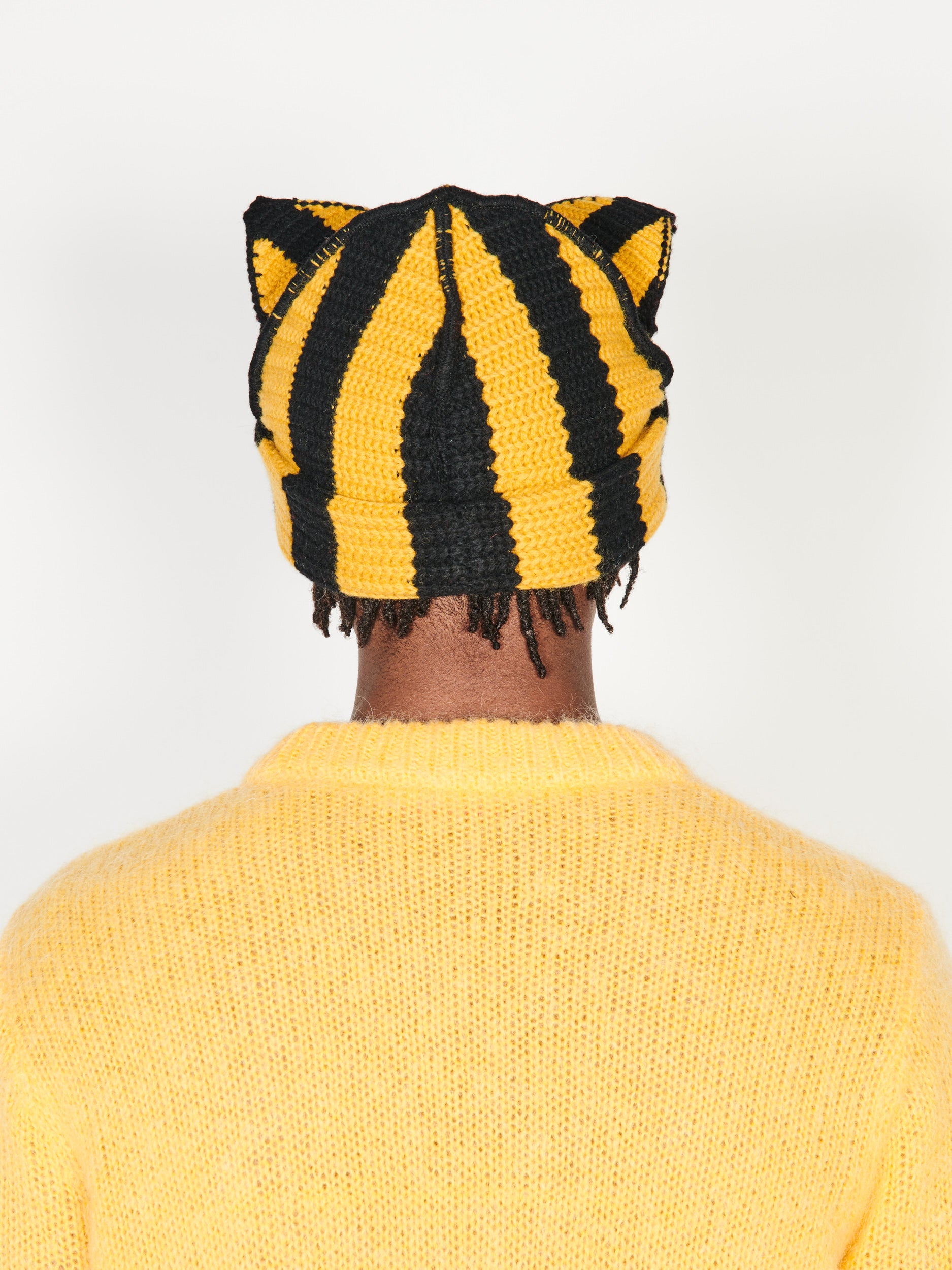 STRIPED EARS BEANIE | Charles Jeffrey LOVERBOY