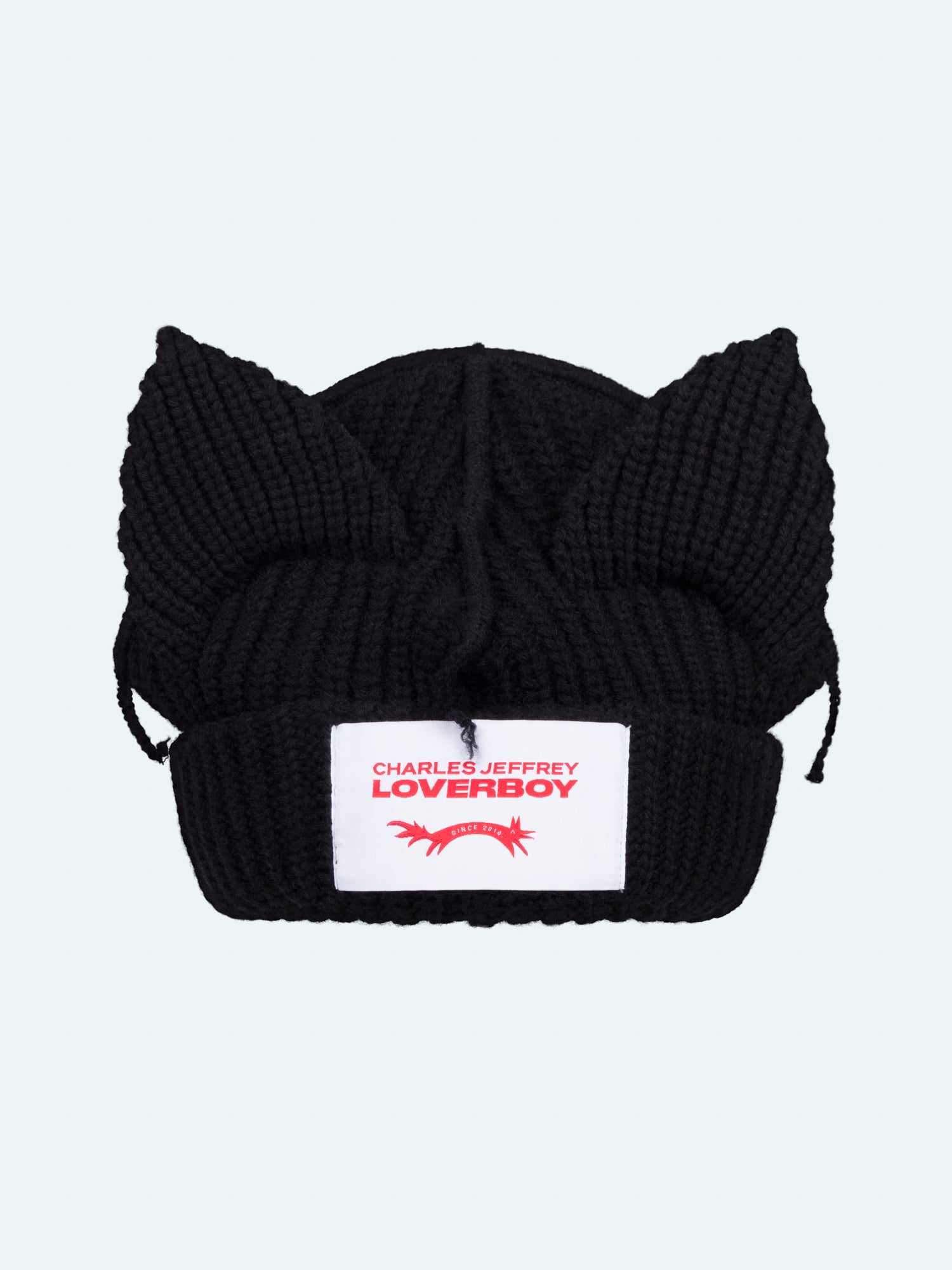 CHUNKY EARS BEANIE / BLK