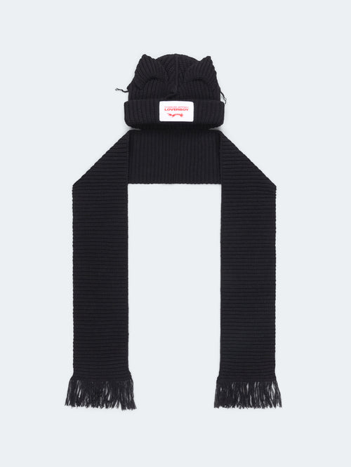 CHUNKY EARS BEANIE SCARF | Charles Jeffrey Loverboy