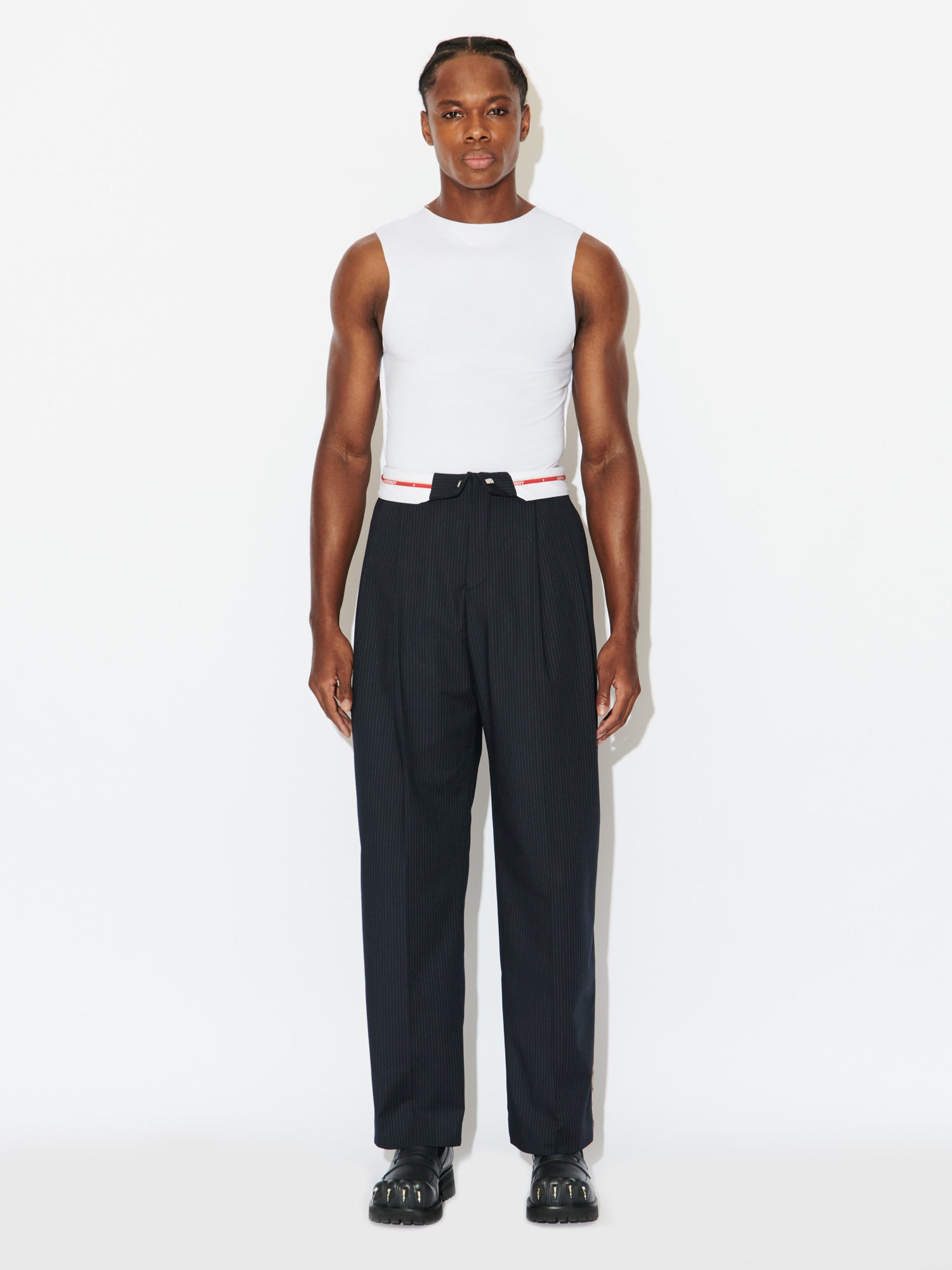 Streetwear Pants: cargo and buckle | Charles Jeffrey Loverboy