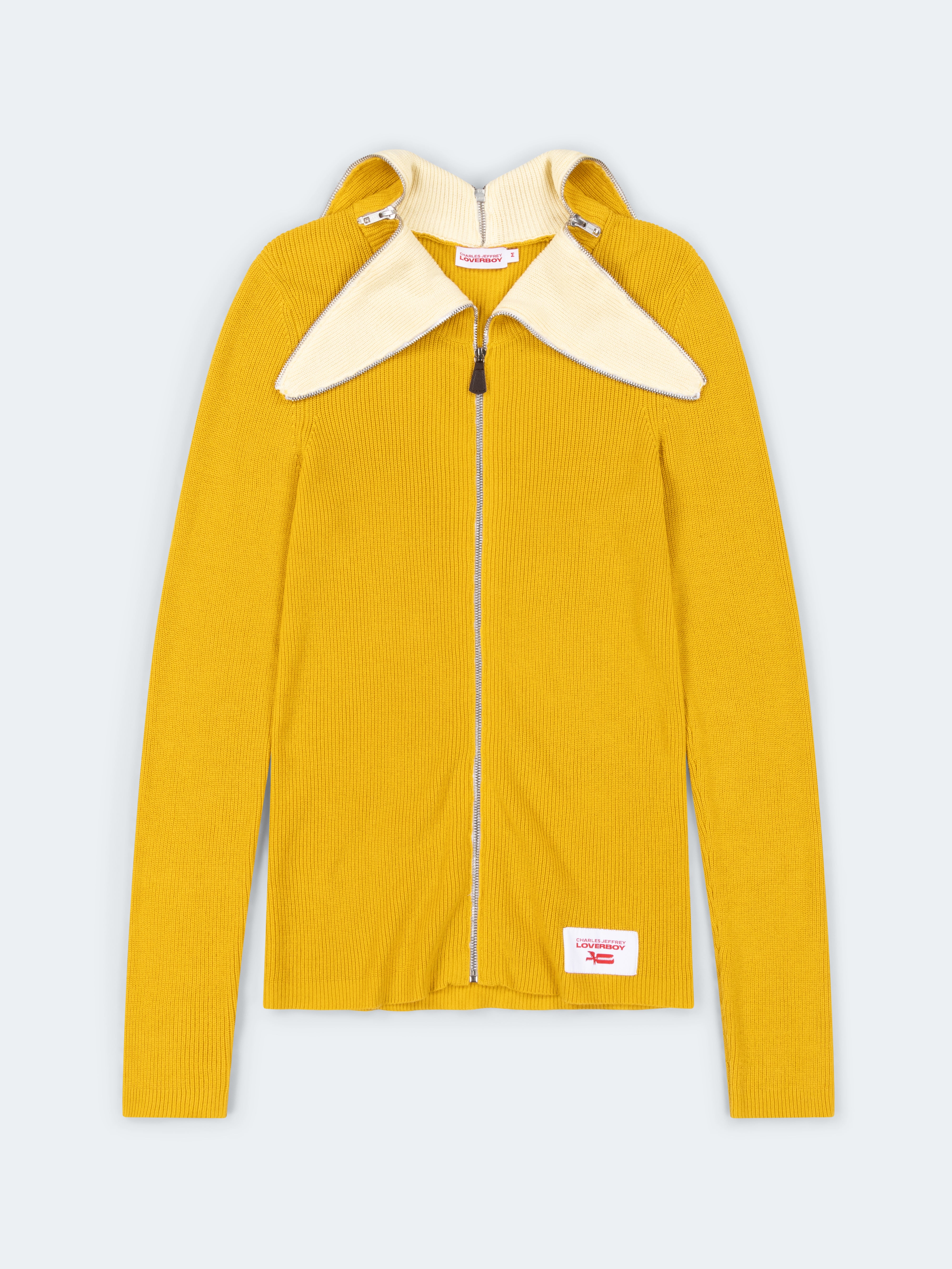 Mohair Banana Zip Jumper