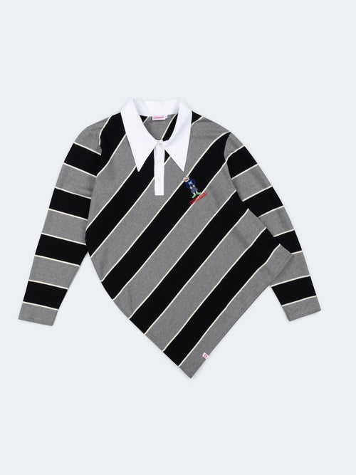 TOPSY TURVY RUGBY POLO | Charles Jeffrey Loverboy