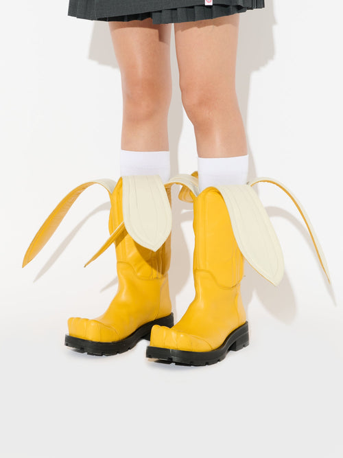 BANANA BOOT MOGGIES in YELLOW