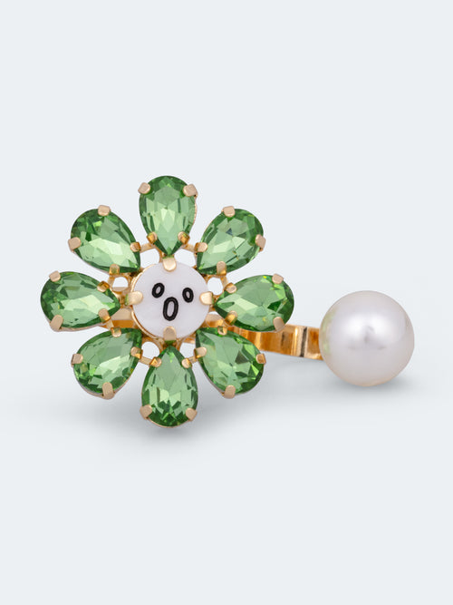 CRAZY DAIZY PEARL RING | Charles Jeffrey Loverboy