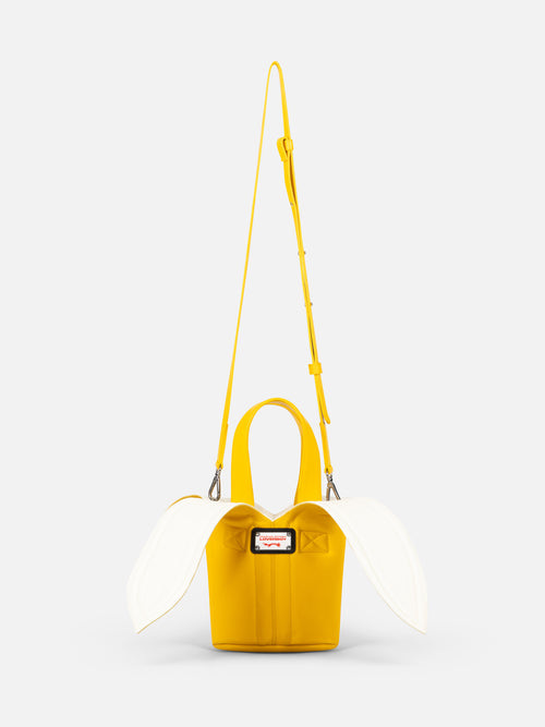 BANANA BUCKET BAG in YELLOW ECRU | Charles Jeffrey Loverboy