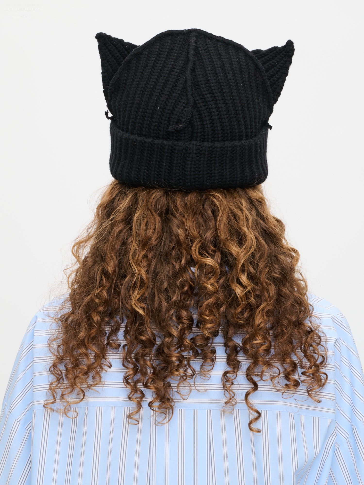 CHUNKY EARS BEANIE in BLACK – Charles Jeffrey Loverboy