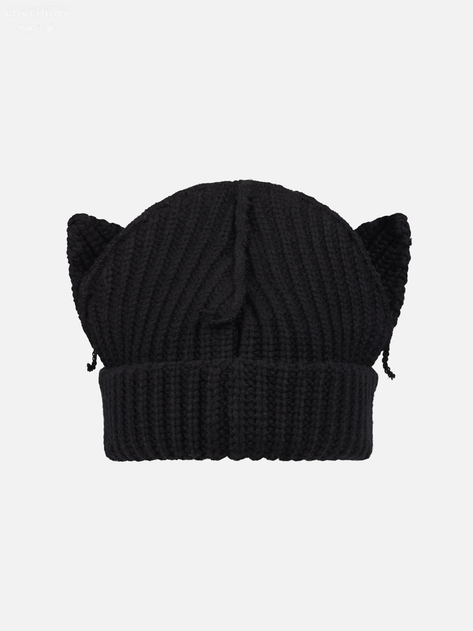 CHUNKY EARS BEANIE in BLACK – Charles Jeffrey Loverboy