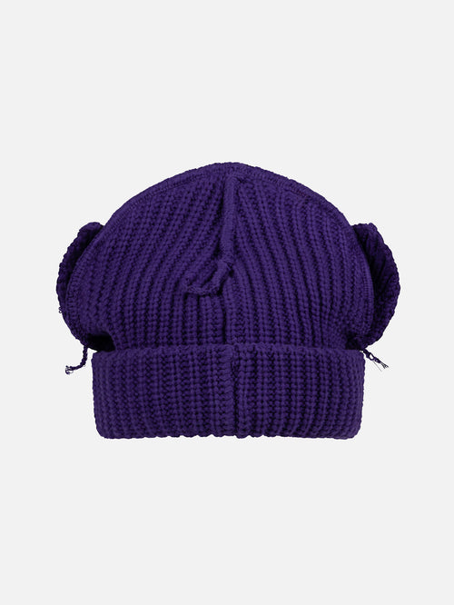 CHUNKY EARS BEANIE in PURPLE | Charles Jeffrey Loverboy