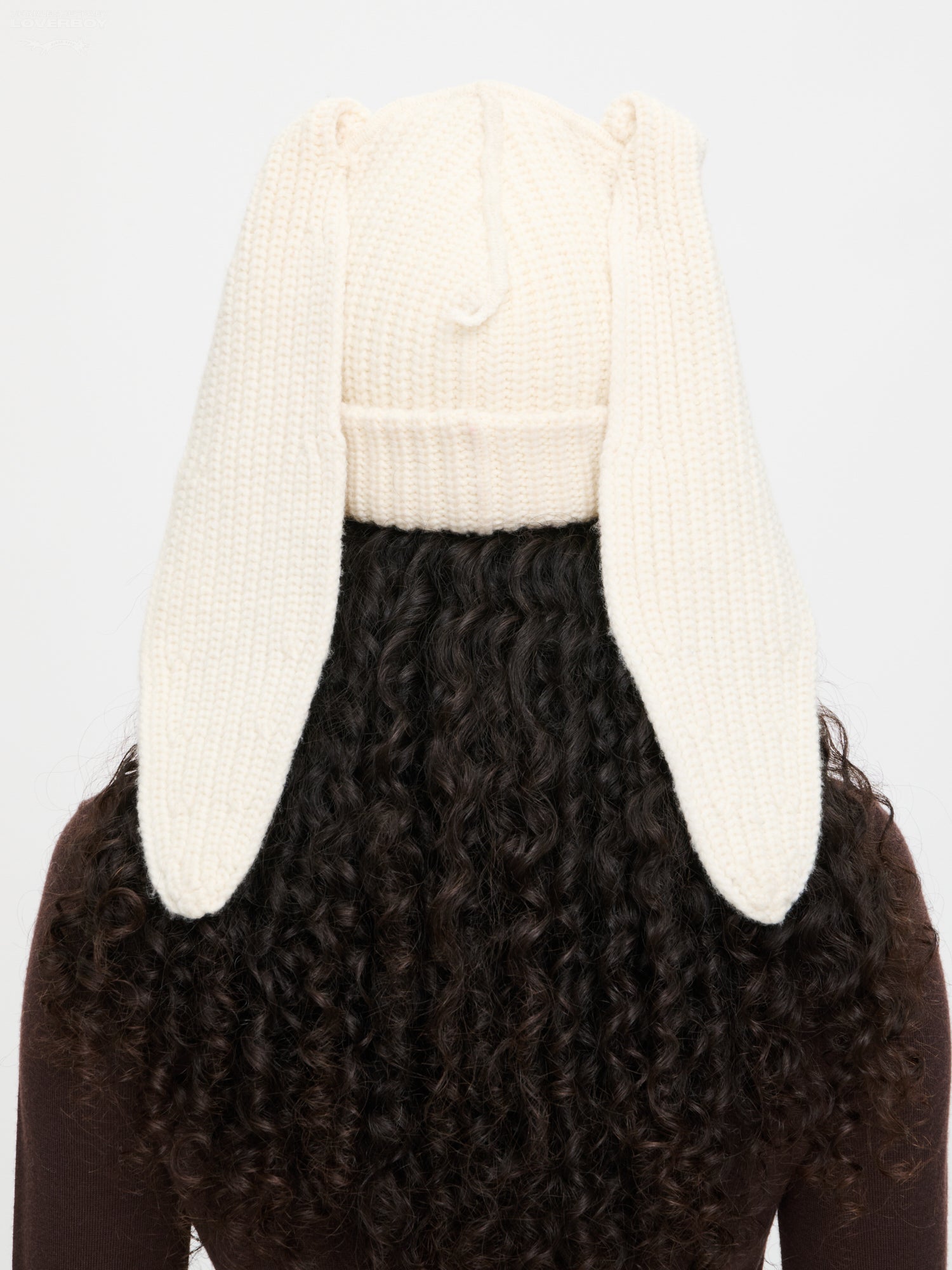 CHUNKY RABBIT BEANIE in ECRU – Charles Jeffrey Loverboy