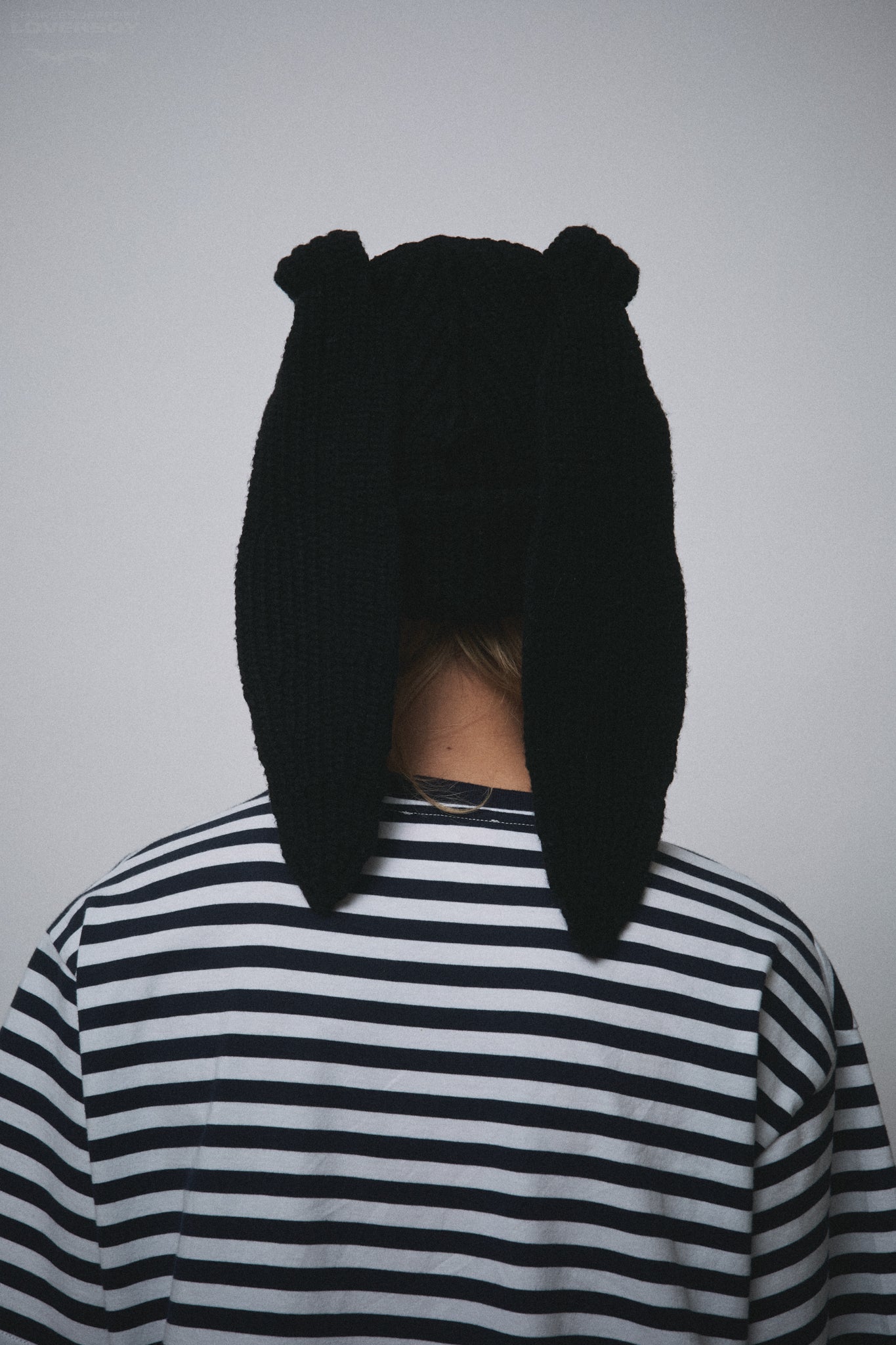 CHUNKY RABBIT BEANIE in BLACK – Charles Jeffrey Loverboy