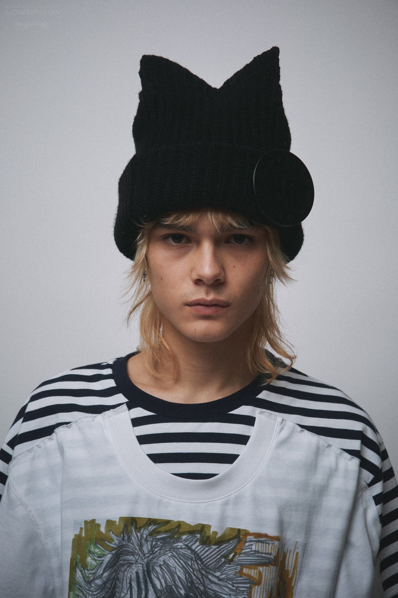 BOX BEANIE in BLACK