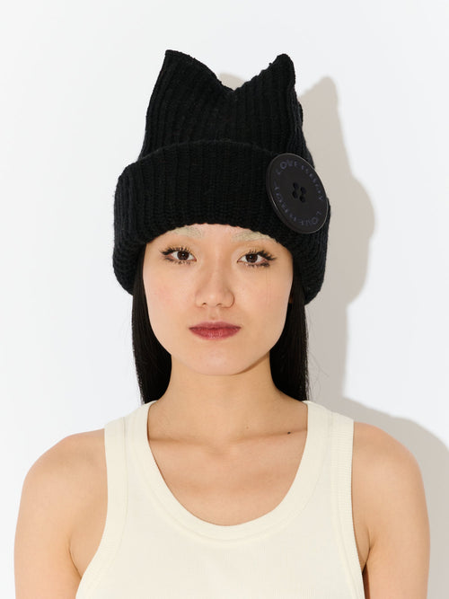 BOX BEANIE in BLACK
