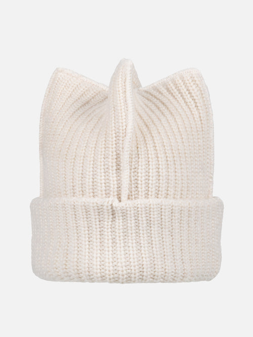BOX BEANIE in ECRU