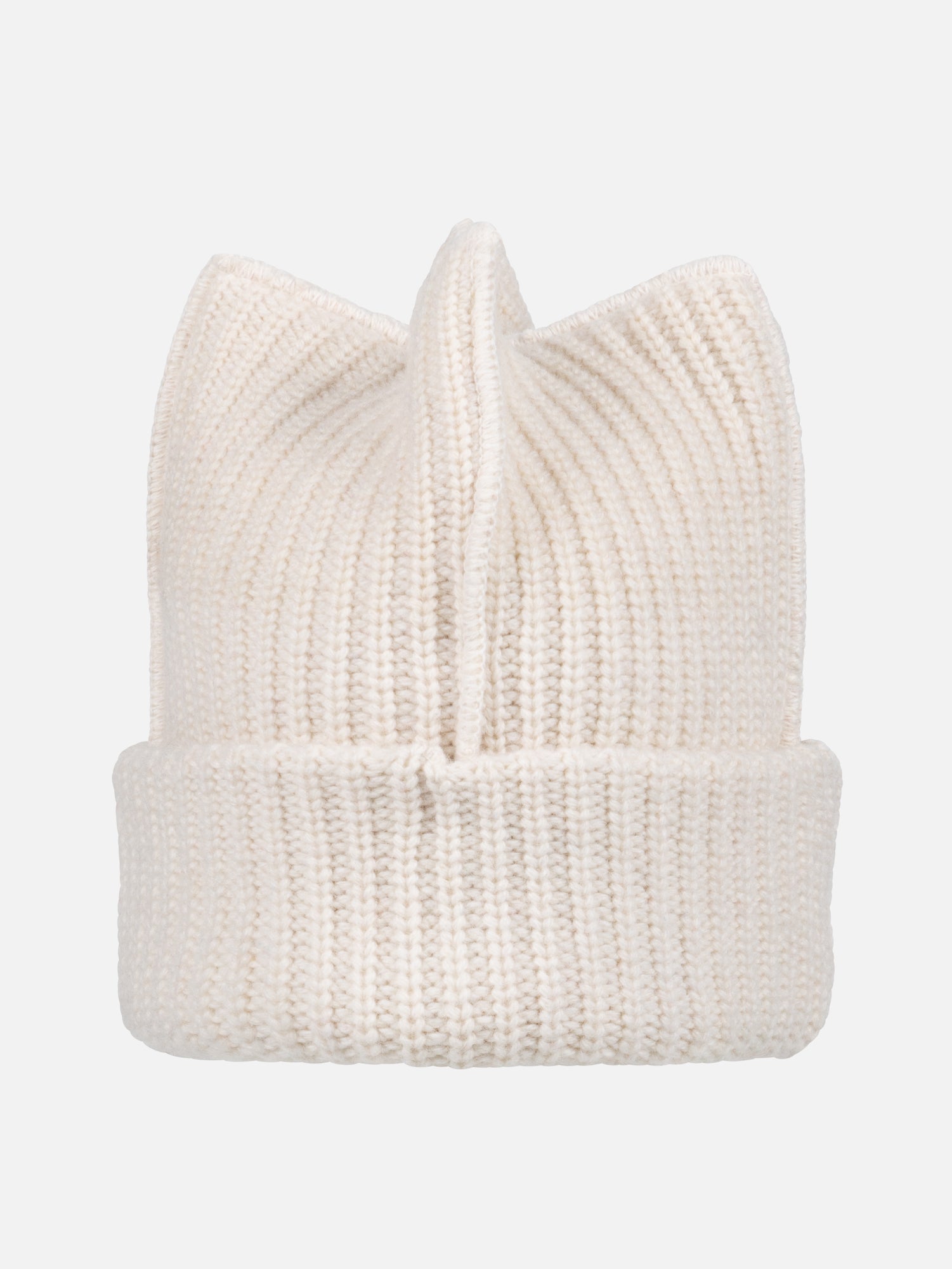 CHUNKY EARS BEANIE in ECRU