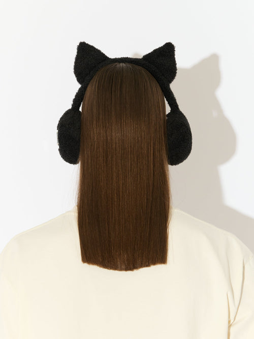 EAR WARMER in BLACK