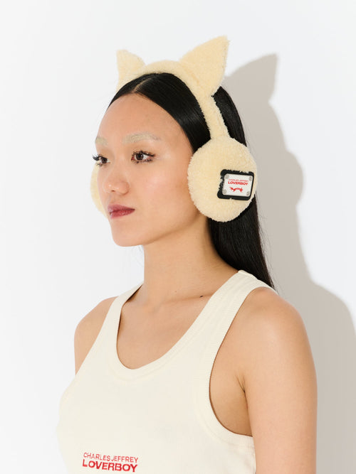 EAR WARMER in ECRU