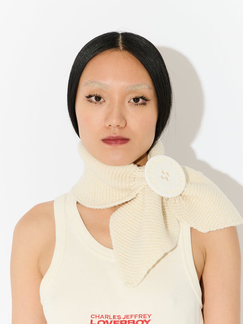 CYCLOPS SCARF in ECRU | Charles Jeffrey Loverboy