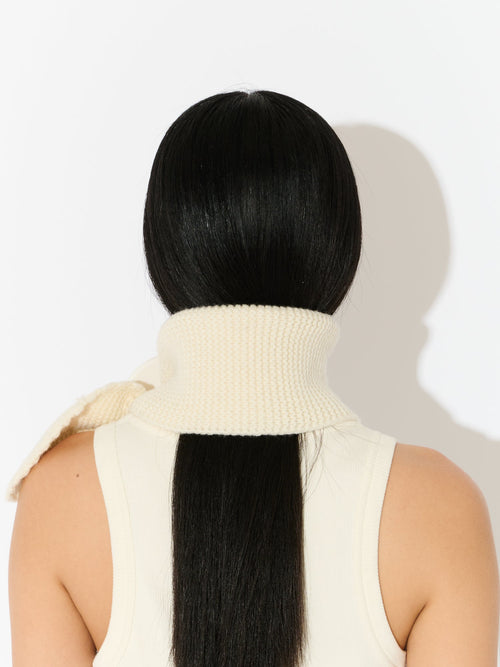 CYCLOPS SCARF in ECRU