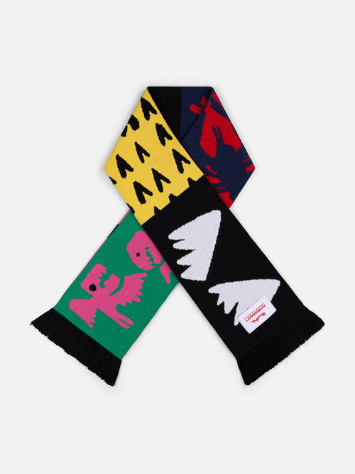 FOOTBALL SCARF in MULTICOLOUR | Charles Jeffrey Loverboy