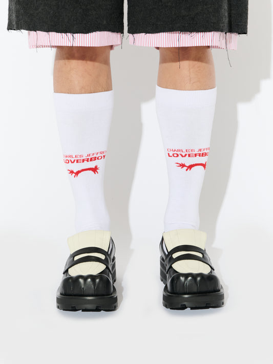 BANANA MOCCASIN MOGGIES in BLACK WHITE