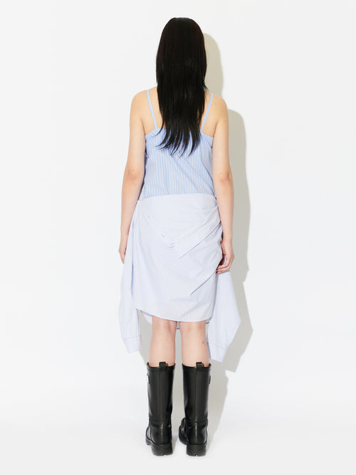 HUG SLIP DRESS in BLUE