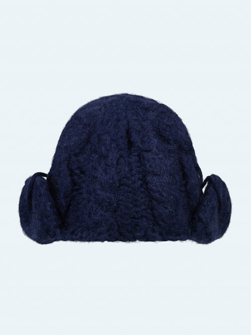 CHUNKY AVIATOR HAT in BLUE | Charles Jeffrey Loverboy