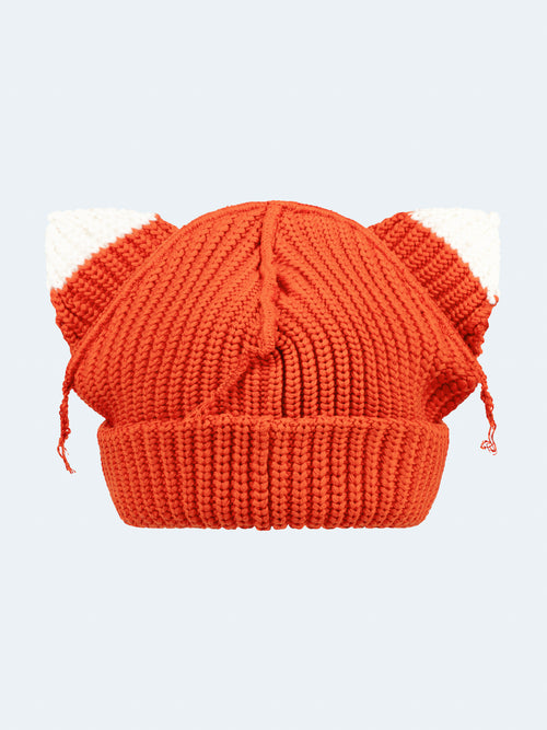 CHUNKY EARS BEANIE in ORANGE