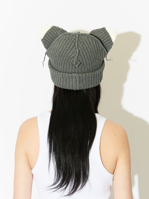 CHUNKY EARS BEANIE in RACCOON