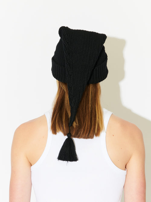 SLOPPY GIUSEPPE BEANIE in BLACK