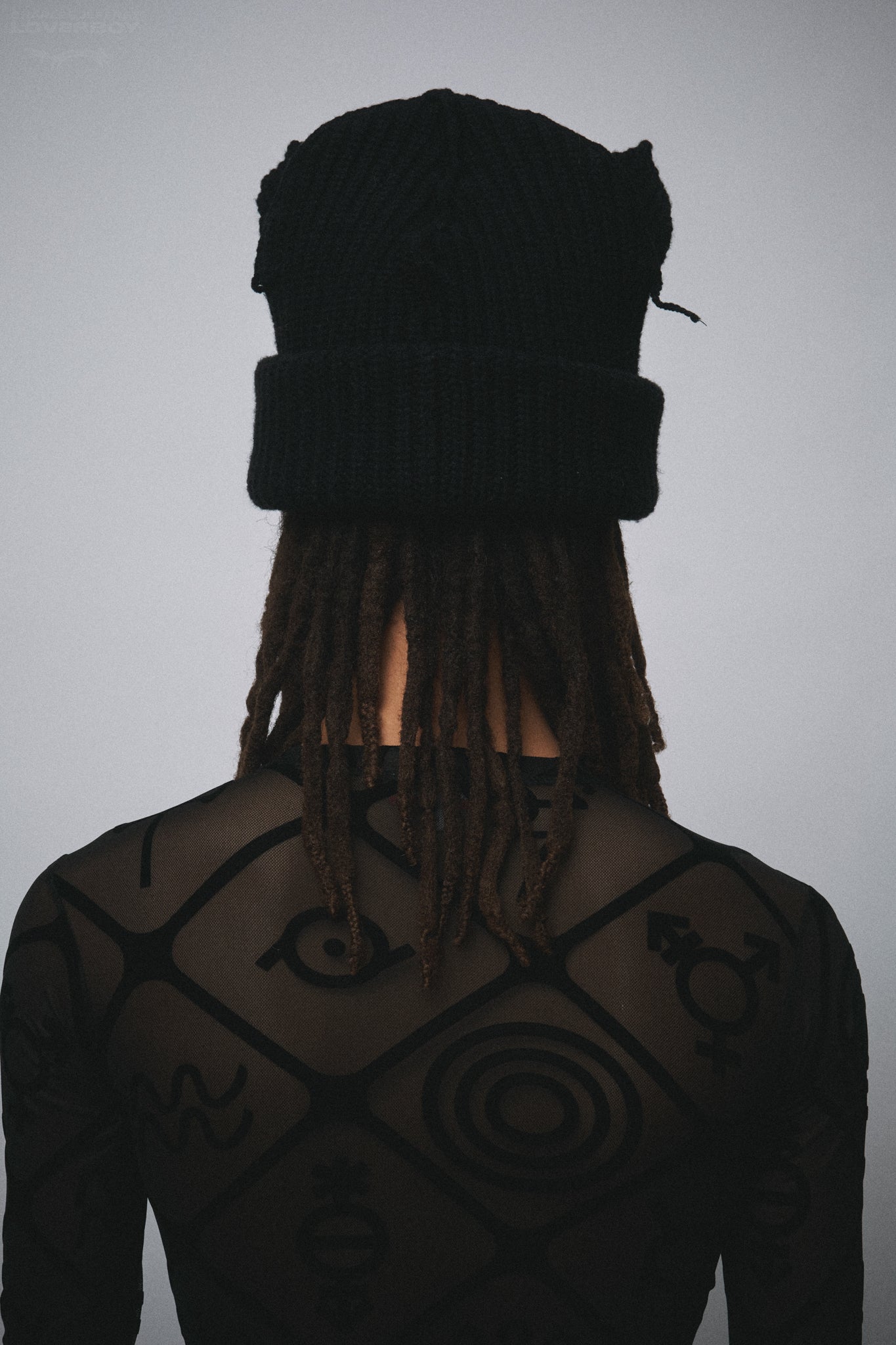 SUPERSIZED CHUNKY EARS BEANIE in BLACK – Charles Jeffrey Loverboy