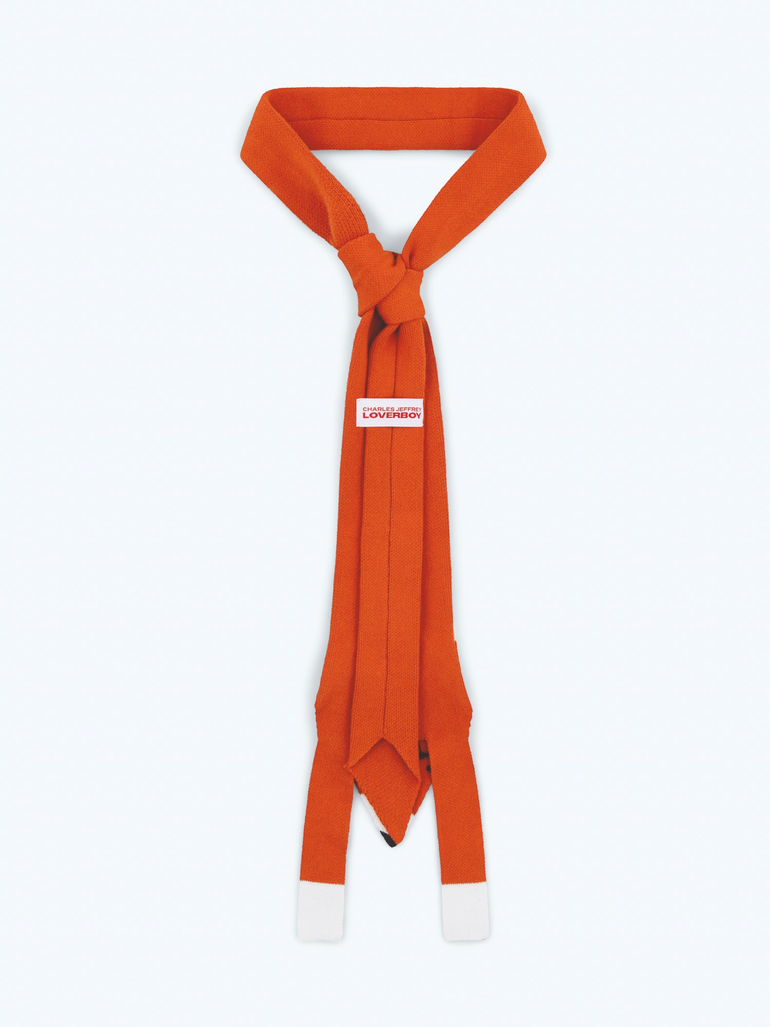 【正規店出品】CHARLES JEFFREY LOVERBOY ANIMAL TIE ORANGE ANIMAL TIE in GREY