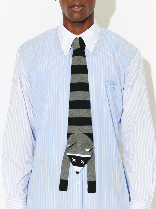 ANIMAL TIE in GREY | Charles Jeffrey Loverboy