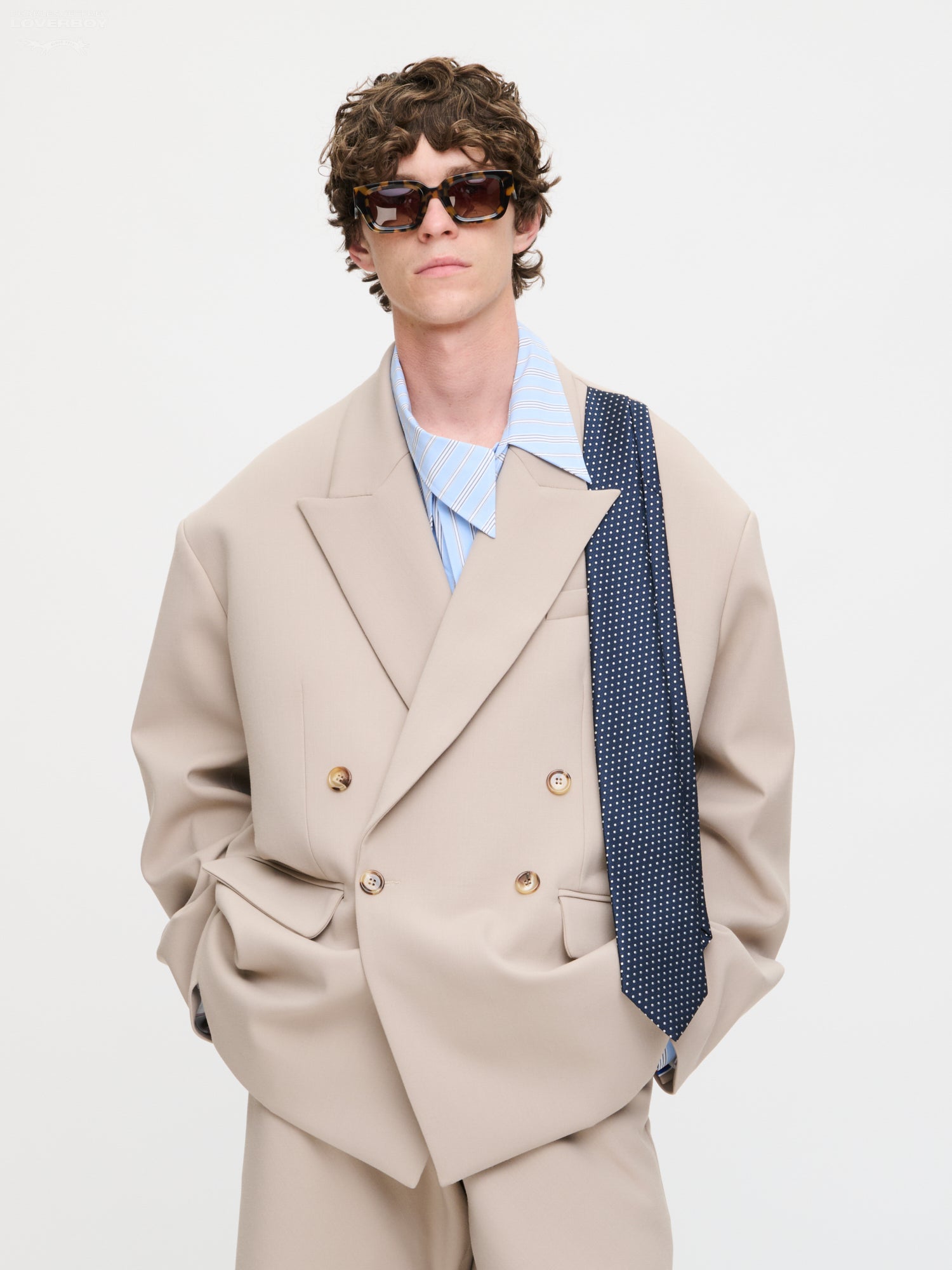 LATE TO WORK JACKET in BEIGE