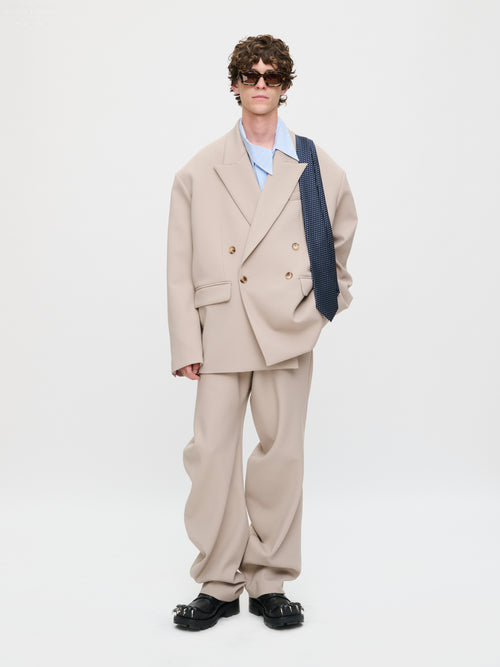 LATE TO WORK JACKET in BEIGE