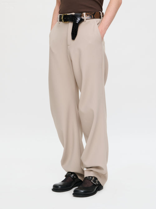 TOPSY TURVY PANT in BEIGE | Charles Jeffrey Loverboy