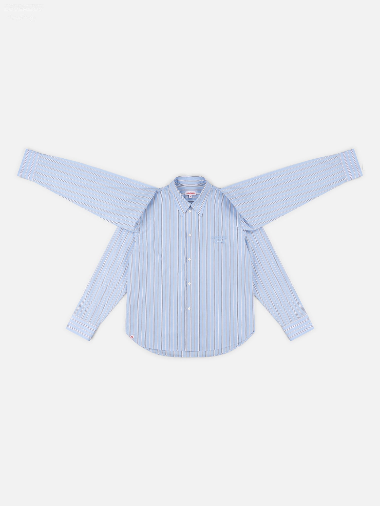 HOLD ME SHIRT in BLUE STRIPE – Charles Jeffrey Loverboy