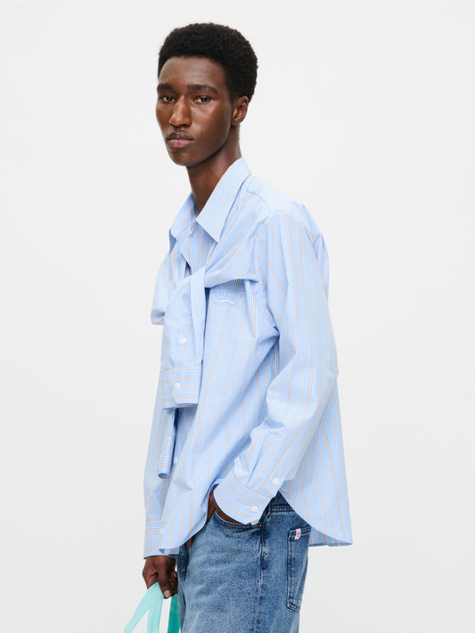 HOLD ME SHIRT in BLUE STRIPE