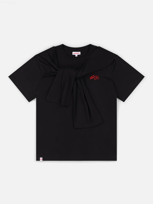 HOLD ME TEE in BLACK