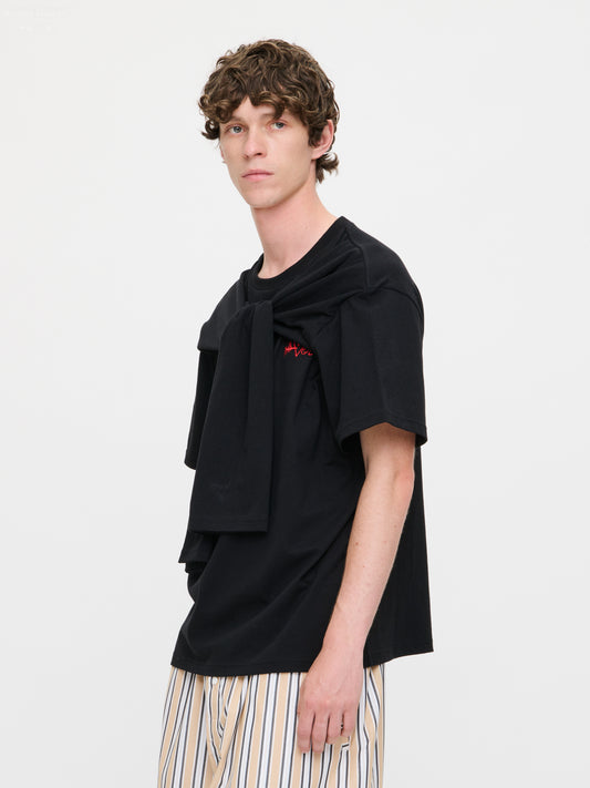 HOLD ME TEE in BLACK