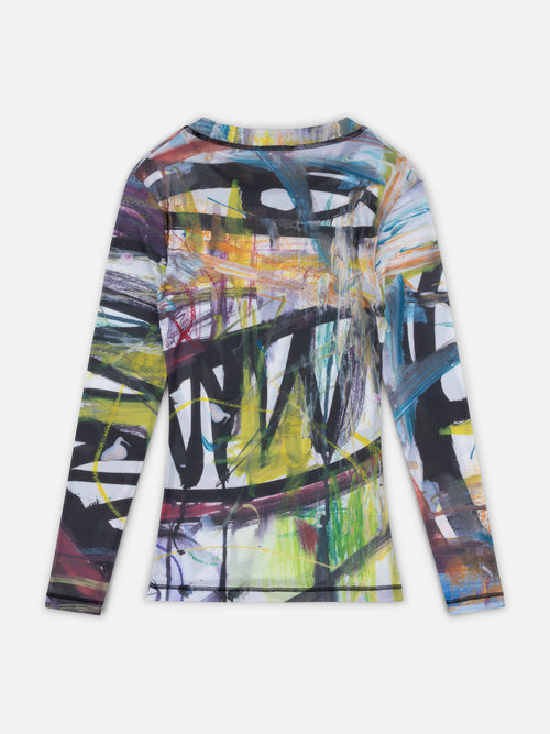 POWERMESH TOP in MULTICOLOUR