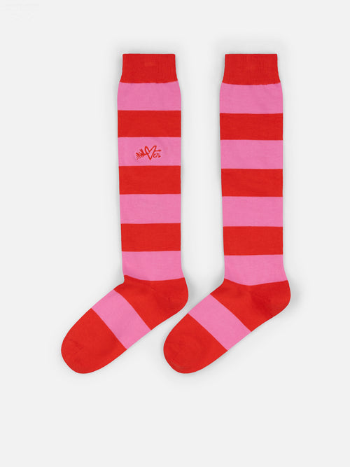 LOVERBOY SOCK - MULTIPACK in NAVY WHITE CORAL PINK