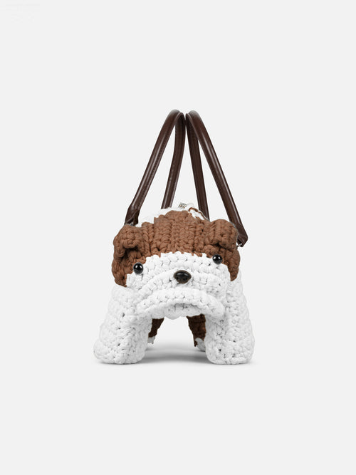 BULLDOG BAG in BEIGE ECRU