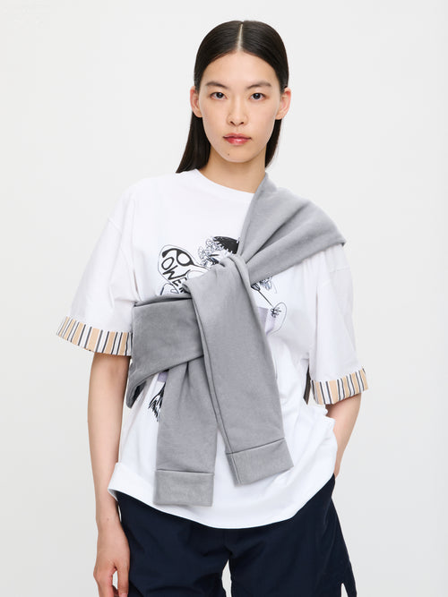 HOODY BACKPACK in GREY MARL | Charles Jeffrey Loverboy