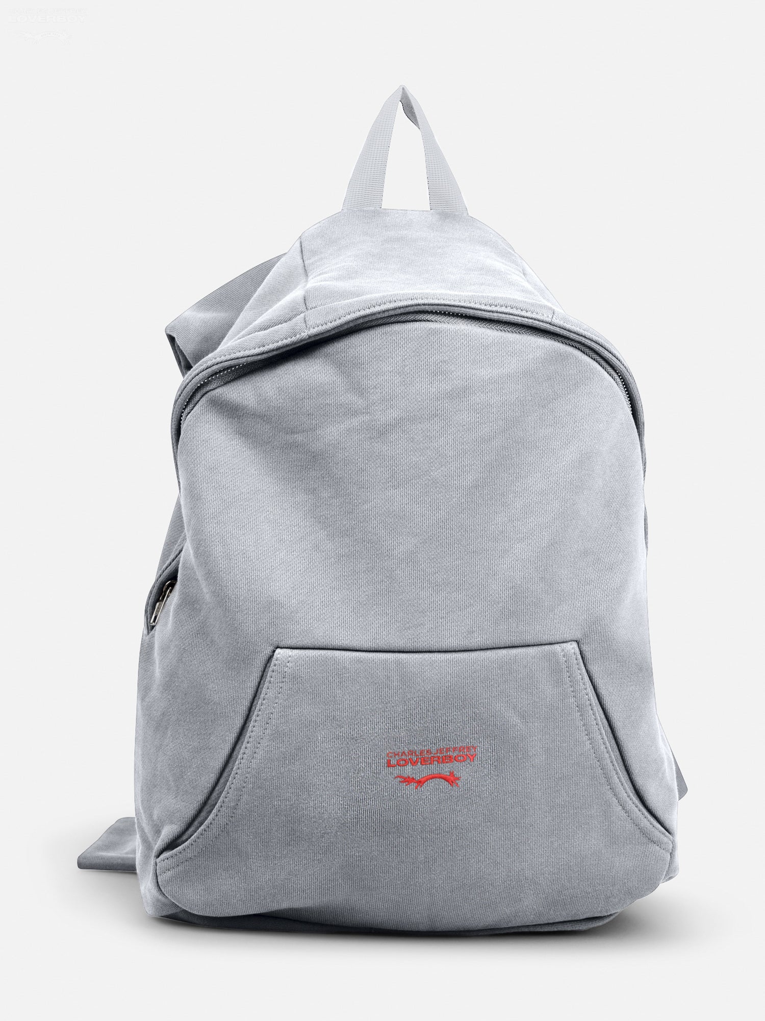 HOODY BACKPACK in GREY MARL