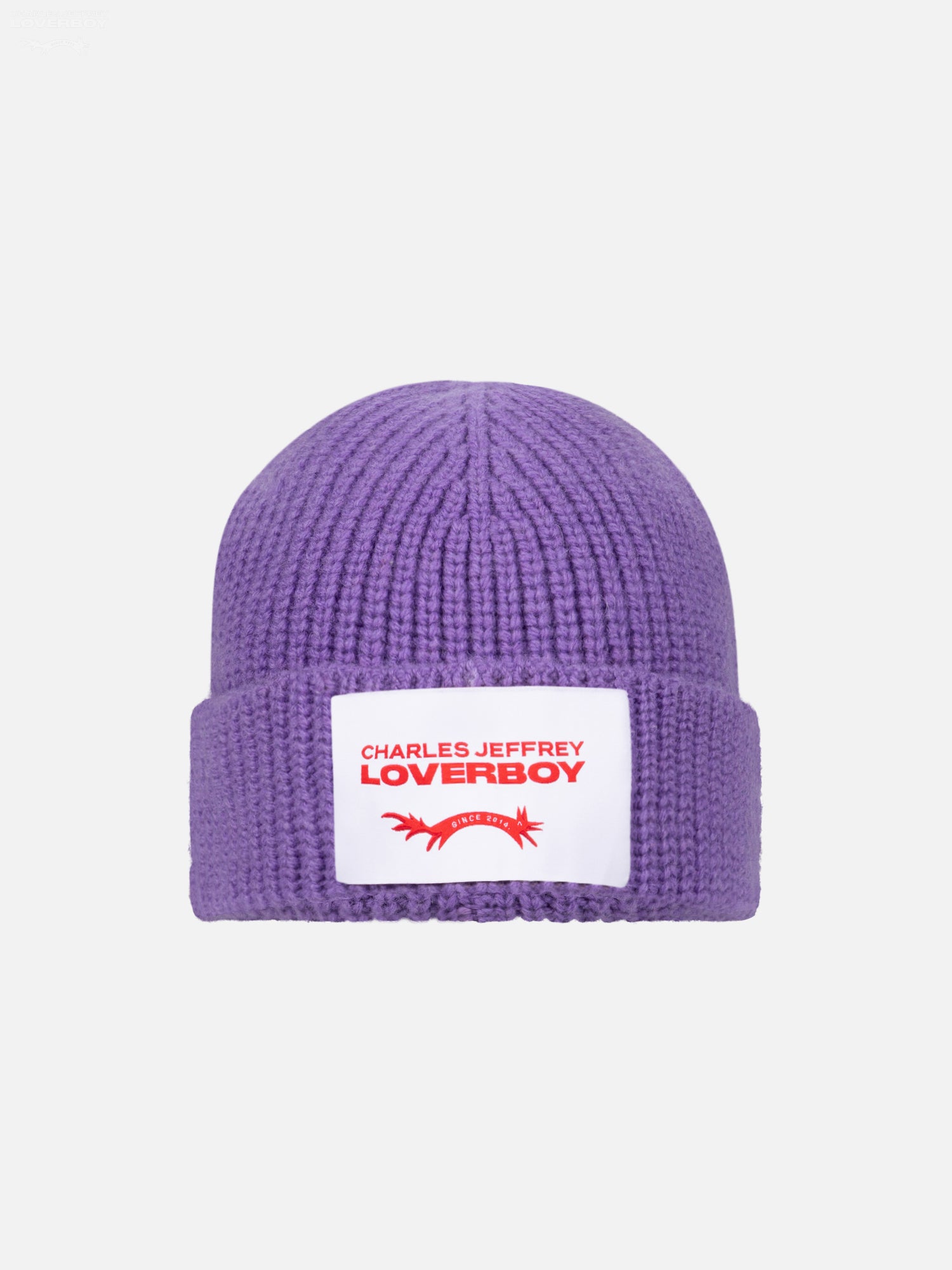 CHUNKY RIB BEANIE EXCLUSIVE in PURPLE