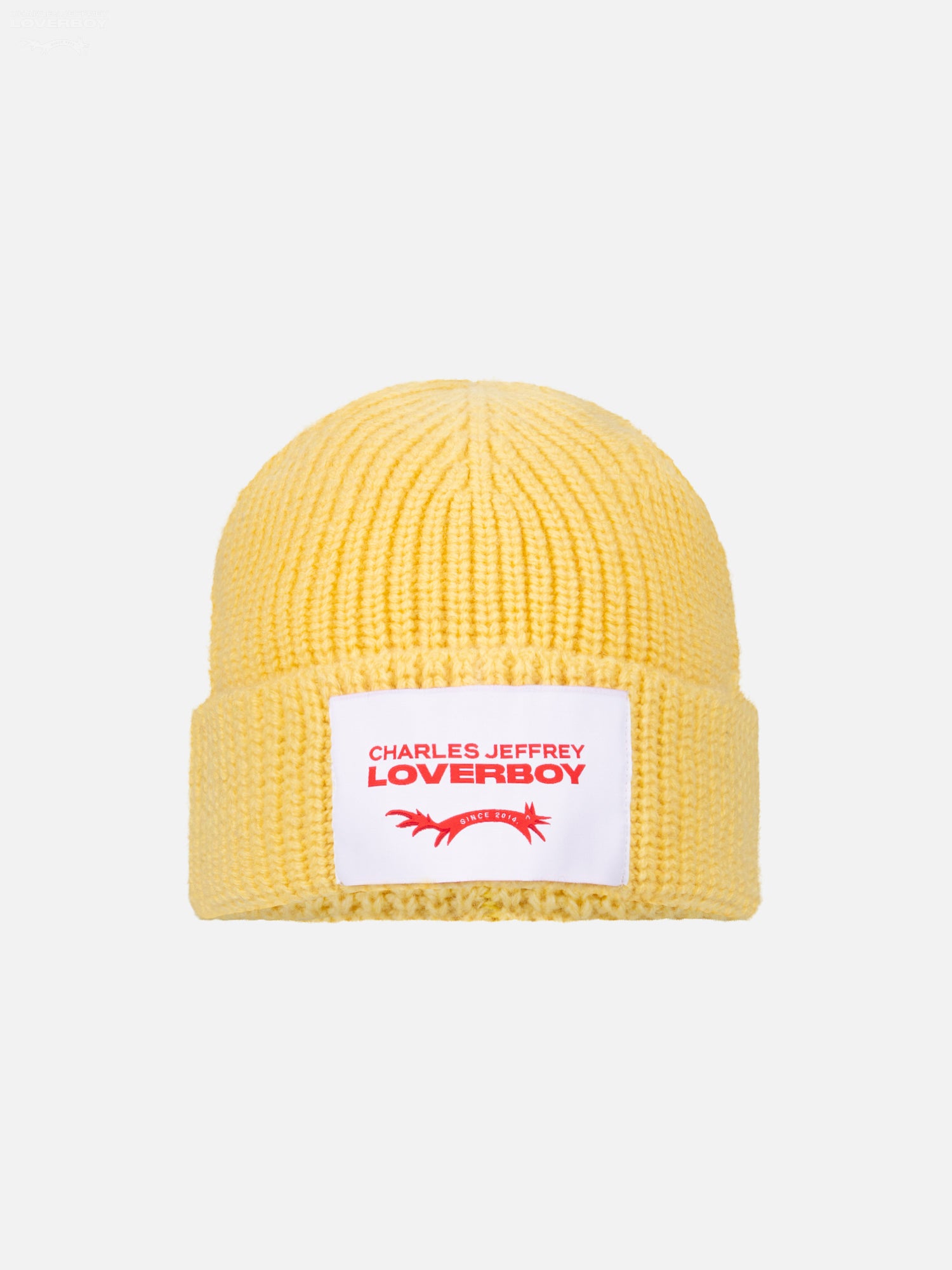 CHARLES JEFFREY LOVERBOY ニット帽 オレンジ CHARLES JEFFREY LOVERBOY ニット帽 ラバーボーイ 動物 耳 尻尾
