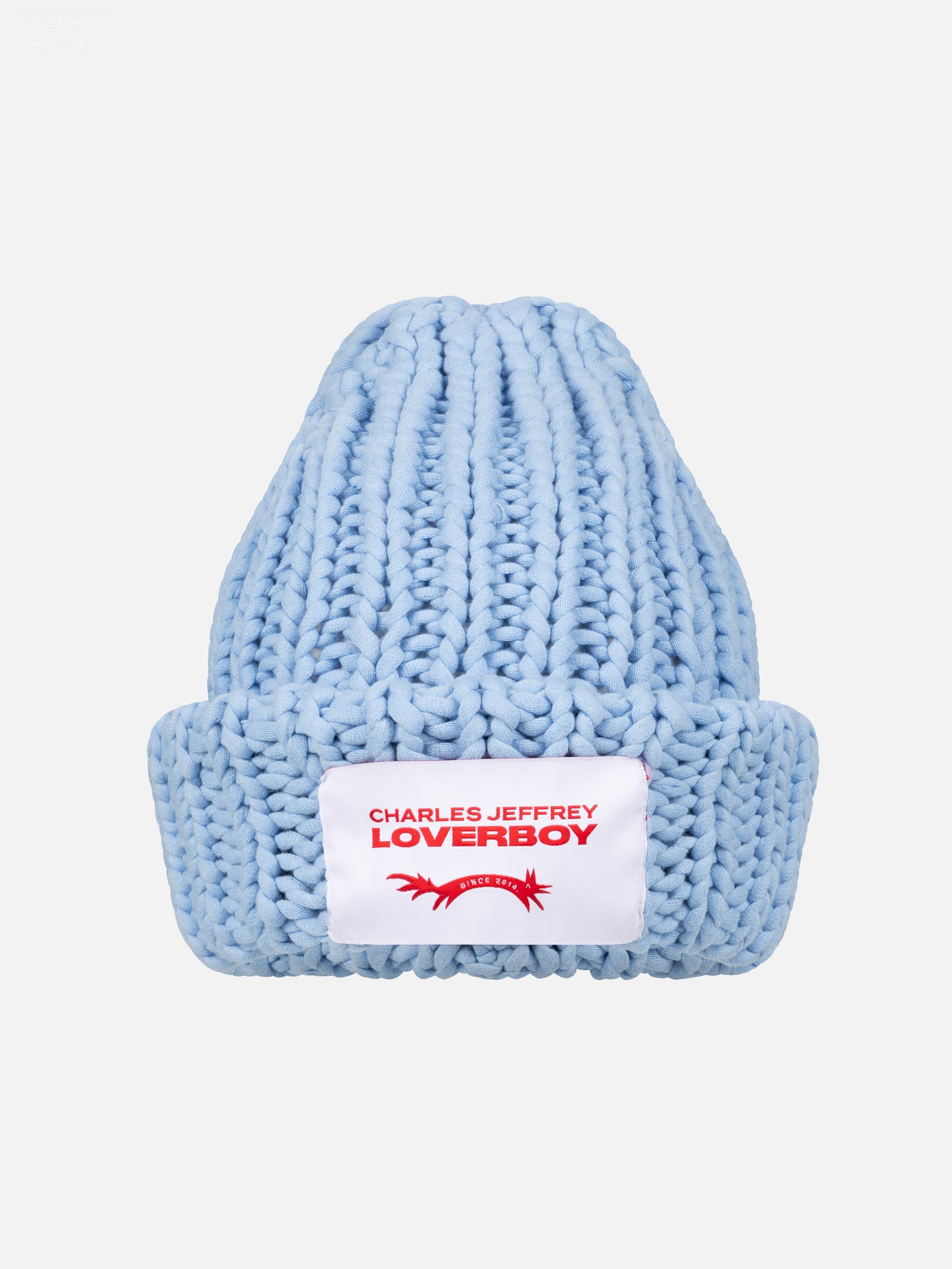 CHUBBY BEANIE in LIGHT BLUE