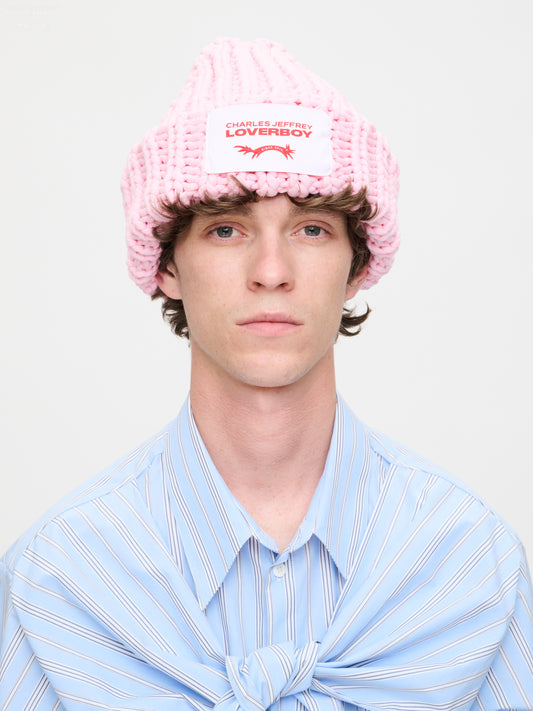 CHUBBY BEANIE in PINK