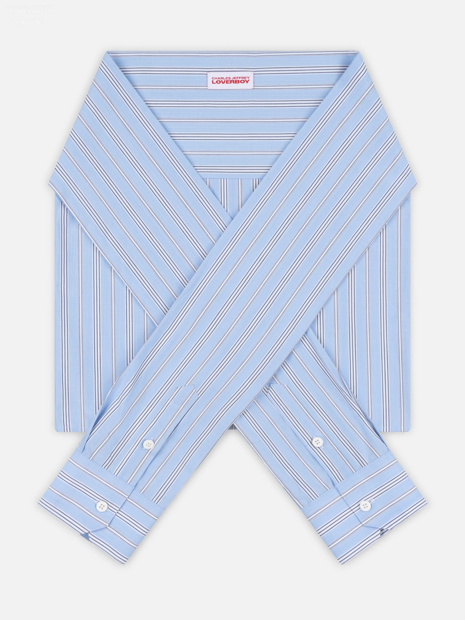 HOLD ME EVERYWHERE SCARF in BLUE STRIPE