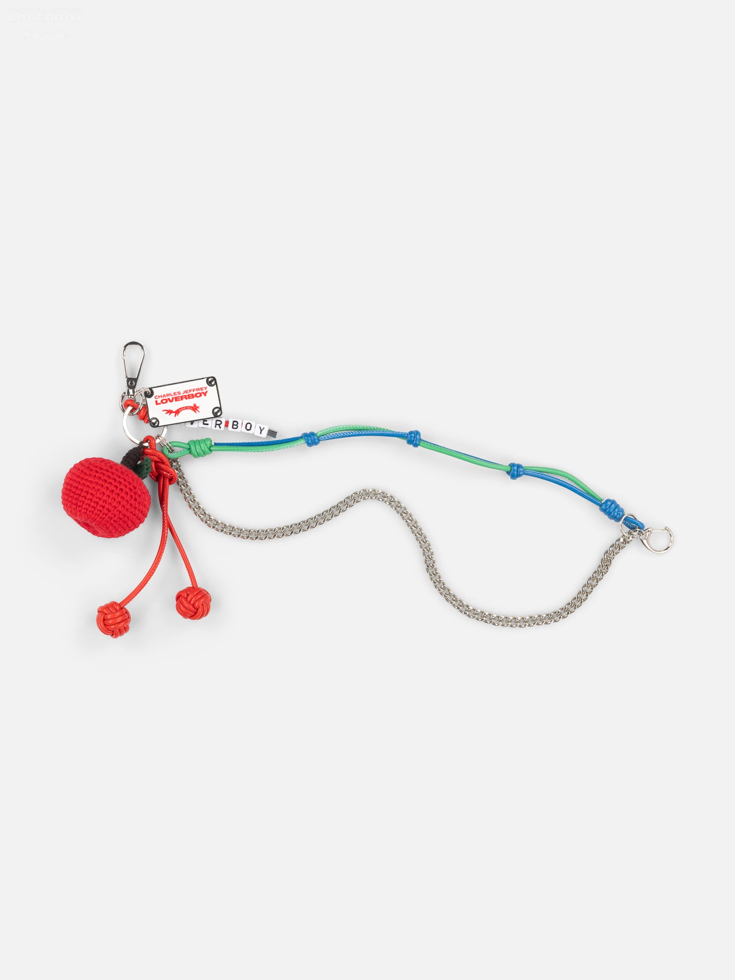CHARACTER CROCHET BAG CHARM in APPLE – Charles Jeffrey Loverboy